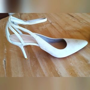 Cole Haan suede heels with ankle strap size 8.5